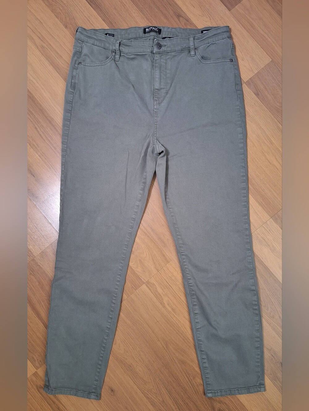 Buffalo David Bitton Jeans, High Rise, Skinny, Sage Green